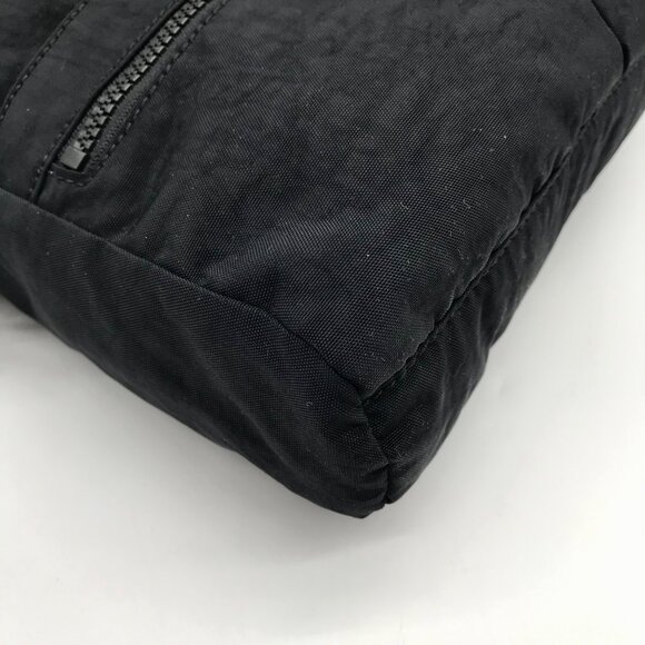 Kipling Black Noir Nylon Multipocket Angie Shoulder Bag - Picture 6 of 11